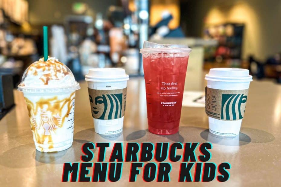 Starbucks Menu for Kids